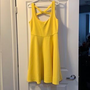 Torrid yellow dress size 0